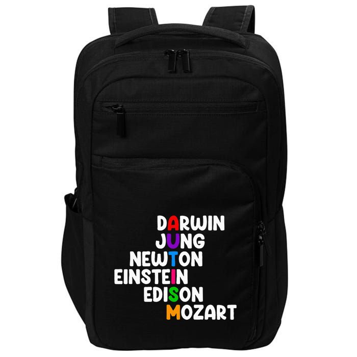 Autism For Darwin Jung Newton Einstein Edison Impact Tech Backpack