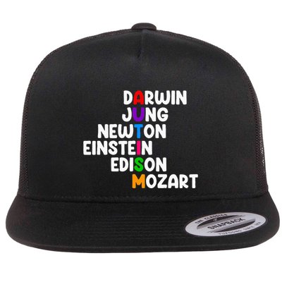 Autism For Darwin Jung Newton Einstein Edison Flatbill Hat