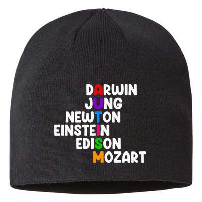 Autism For Darwin Jung Newton Einstein Edison Sustainable Beanie