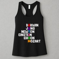 Autism For Darwin Jung Newton Einstein Edison Womens Tank Top