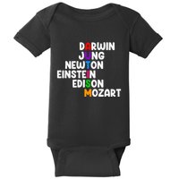 Autism For Darwin Jung Newton Einstein Edison Baby Bodysuit