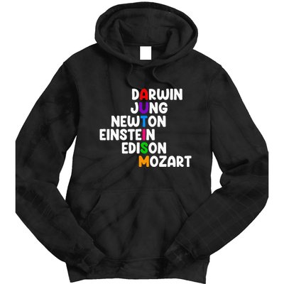 Autism For Darwin Jung Newton Einstein Edison Tie Dye Hoodie