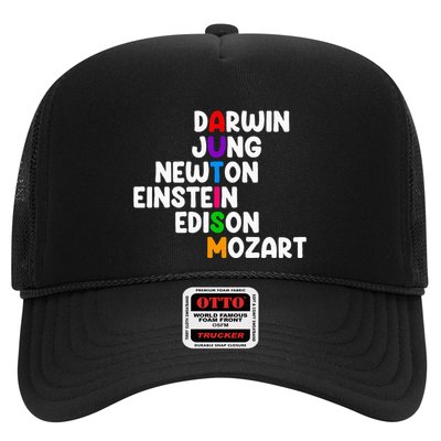 Autism For Darwin Jung Newton Einstein Edison Trucker Hat