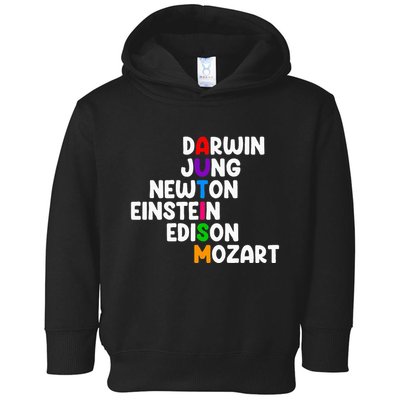 Autism For Darwin Jung Newton Einstein Edison Toddler Hoodie