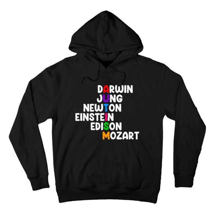 Autism For Darwin Jung Newton Einstein Edison Tall Hoodie