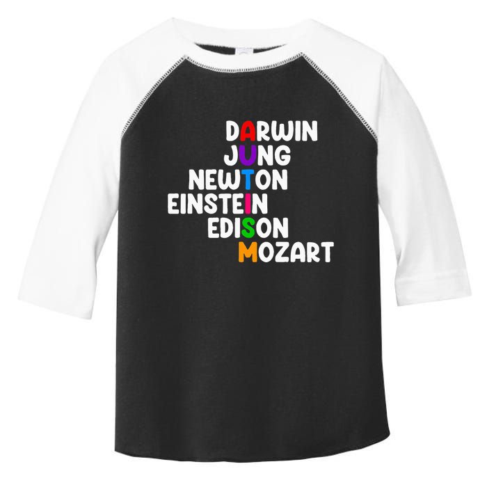 Autism For Darwin Jung Newton Einstein Edison Toddler Fine Jersey T-Shirt