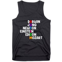 Autism For Darwin Jung Newton Einstein Edison Tank Top