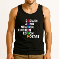Autism For Darwin Jung Newton Einstein Edison Tank Top