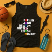 Autism For Darwin Jung Newton Einstein Edison Tank Top