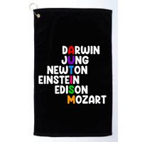 Autism For Darwin Jung Newton Einstein Edison Golf Towel