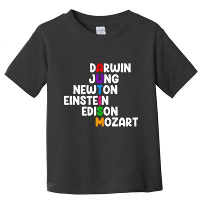 Autism For Darwin Jung Newton Einstein Edison Toddler T-Shirt