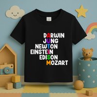 Autism For Darwin Jung Newton Einstein Edison Toddler T-Shirt