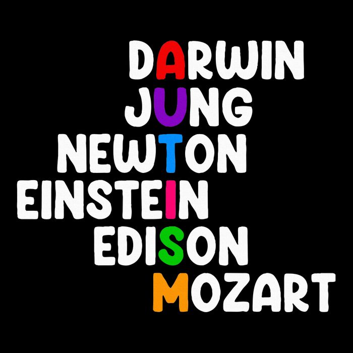 Autism For Darwin Jung Newton Einstein Edison Toddler T-Shirt