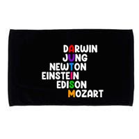 Autism For Darwin Jung Newton Einstein Edison Microfiber Hand Towel