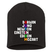 Autism For Darwin Jung Newton Einstein Edison Short Acrylic Beanie