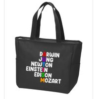 Autism For Darwin Jung Newton Einstein Edison Zip Tote Bag