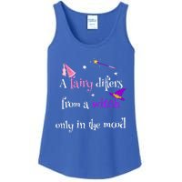 A Fairy Differs From A Witch Funny Fairy Mom Witch Great Gift Ladies Essential Tank