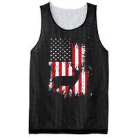 American Flag Deer Hunting Distressed Usa Mesh Reversible Basketball Jersey Tank