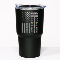 American Flag Drag Racing Strip Tree Light For Dragster Tumbler