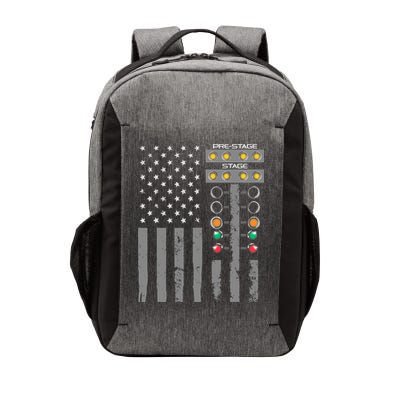American Flag Drag Racing Strip Tree Light For Dragster Vector Backpack