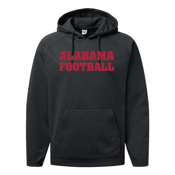 Alabama Football Distressed Vintage Performance Fleece Hoodie