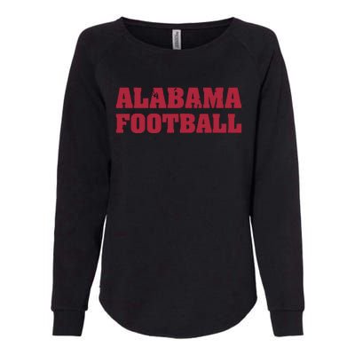 Alabama Football Distressed Vintage Womens California Wash Sweatshirt