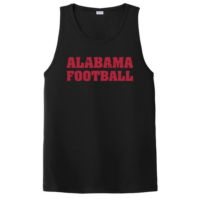 Alabama Football Distressed Vintage PosiCharge Competitor Tank