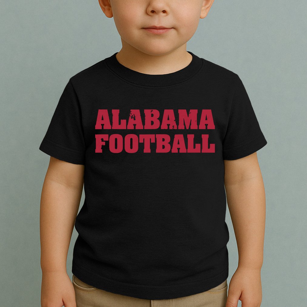 Alabama Football Distressed Vintage Toddler T-Shirt