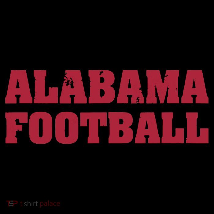 Alabama Football Distressed Vintage Womens T-Shirt