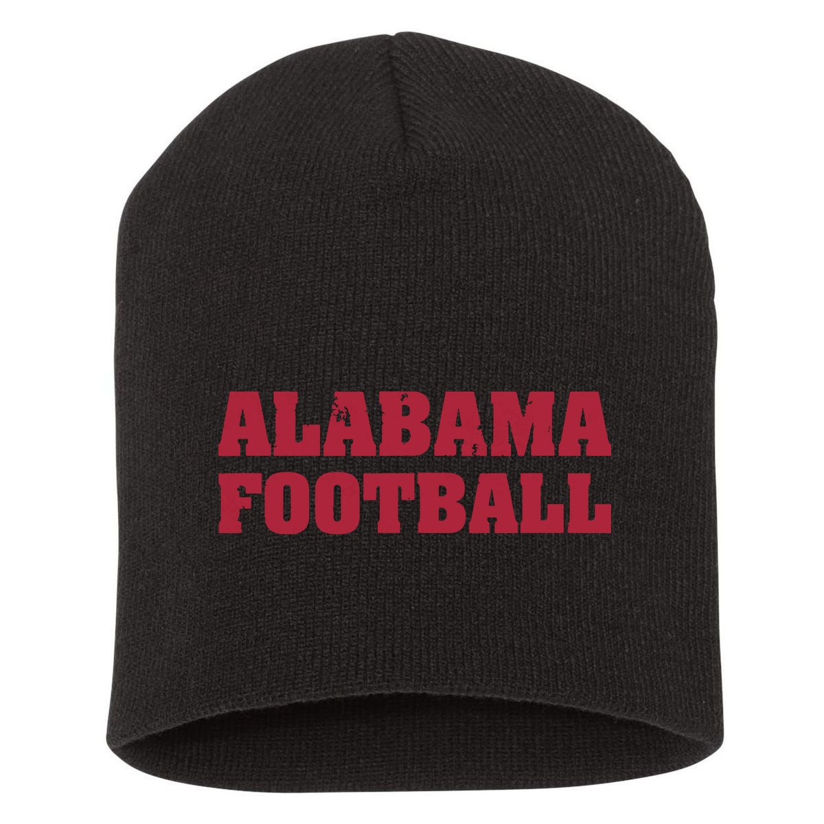 Alabama Football Distressed Vintage Short Acrylic Beanie