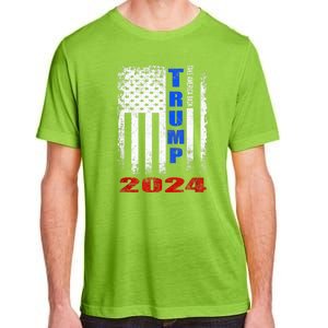 American Flag Design Trump 2024 Adult ChromaSoft Performance T-Shirt