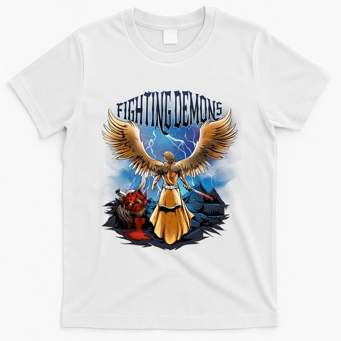 Angel Fighting Demons T-Shirt