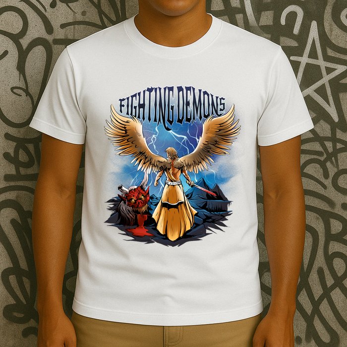 Angel Fighting Demons T-Shirt