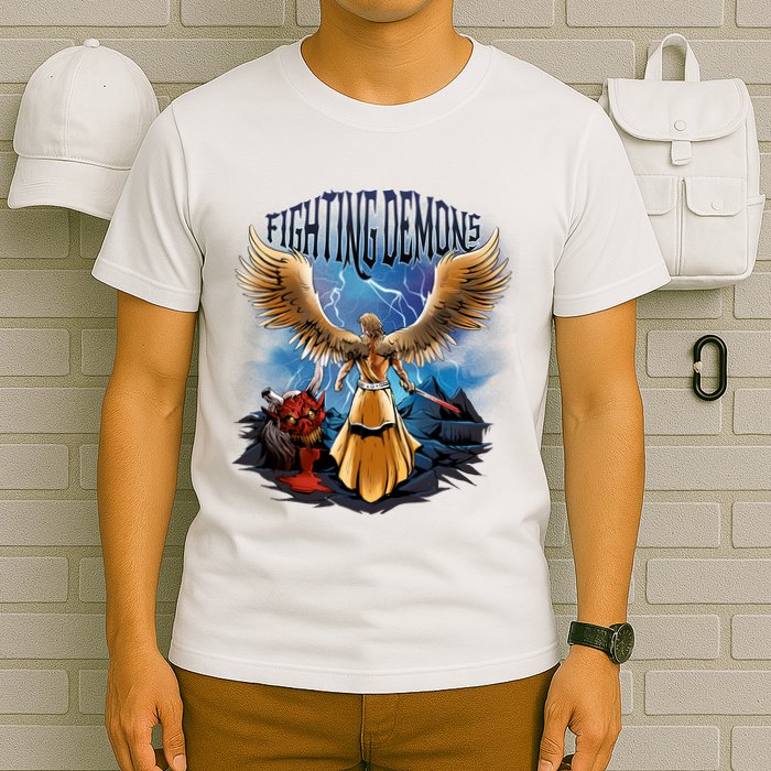 Angel Fighting Demons T-Shirt