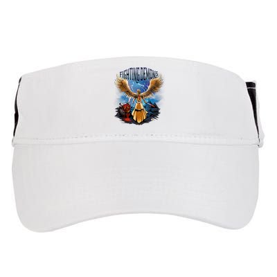 Angel Fighting Demons Adult Drive Performance Visor