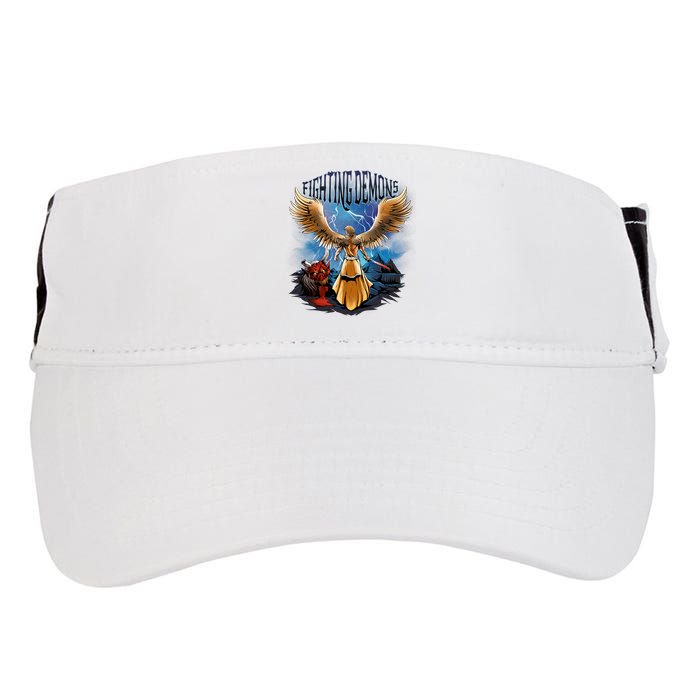 Angel Fighting Demons Adult Drive Performance Visor