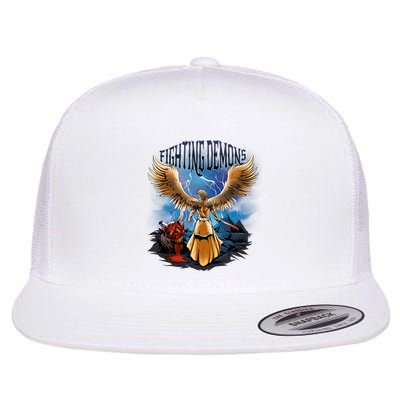 Angel Fighting Demons Flatbill Hat