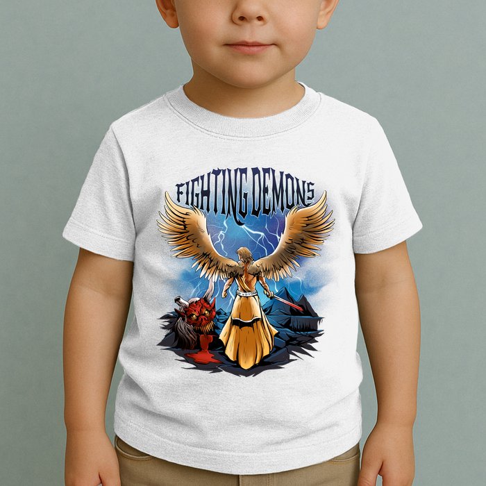 Angel Fighting Demons Toddler T-Shirt