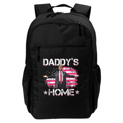 American Flag DaddyS Home Trump 2024 Backpack