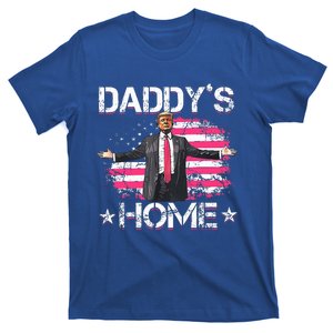 American Flag DaddyS Home Trump 2024 T-Shirt