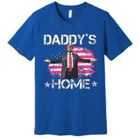 American Flag DaddyS Home Trump 2024 Premium T-Shirt