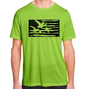 American Flag Duck Hunter Adult ChromaSoft Performance T-Shirt