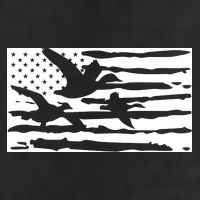 American Flag Duck Hunter 7 Panel Mesh Trucker Snapback Hat