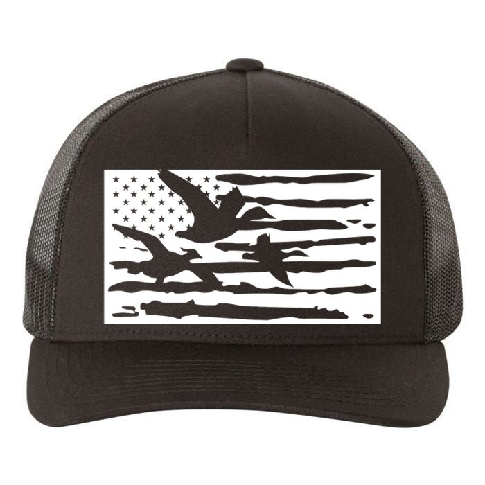 American Flag Duck Hunter Yupoong Adult 5-Panel Trucker Hat