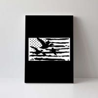 American Flag Duck Hunter Canvas