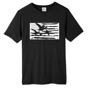 American Flag Duck Hunter Tall Fusion ChromaSoft Performance T-Shirt