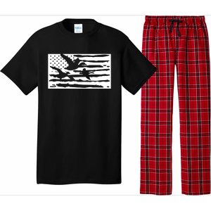 American Flag Duck Hunter Pajama Set