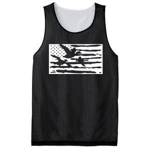 American Flag Duck Hunter Mesh Reversible Basketball Jersey Tank