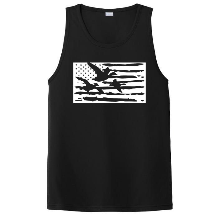 American Flag Duck Hunter PosiCharge Competitor Tank