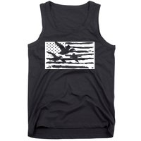 American Flag Duck Hunter Tank Top